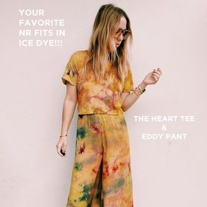 NR Heart Tee Ice Dye